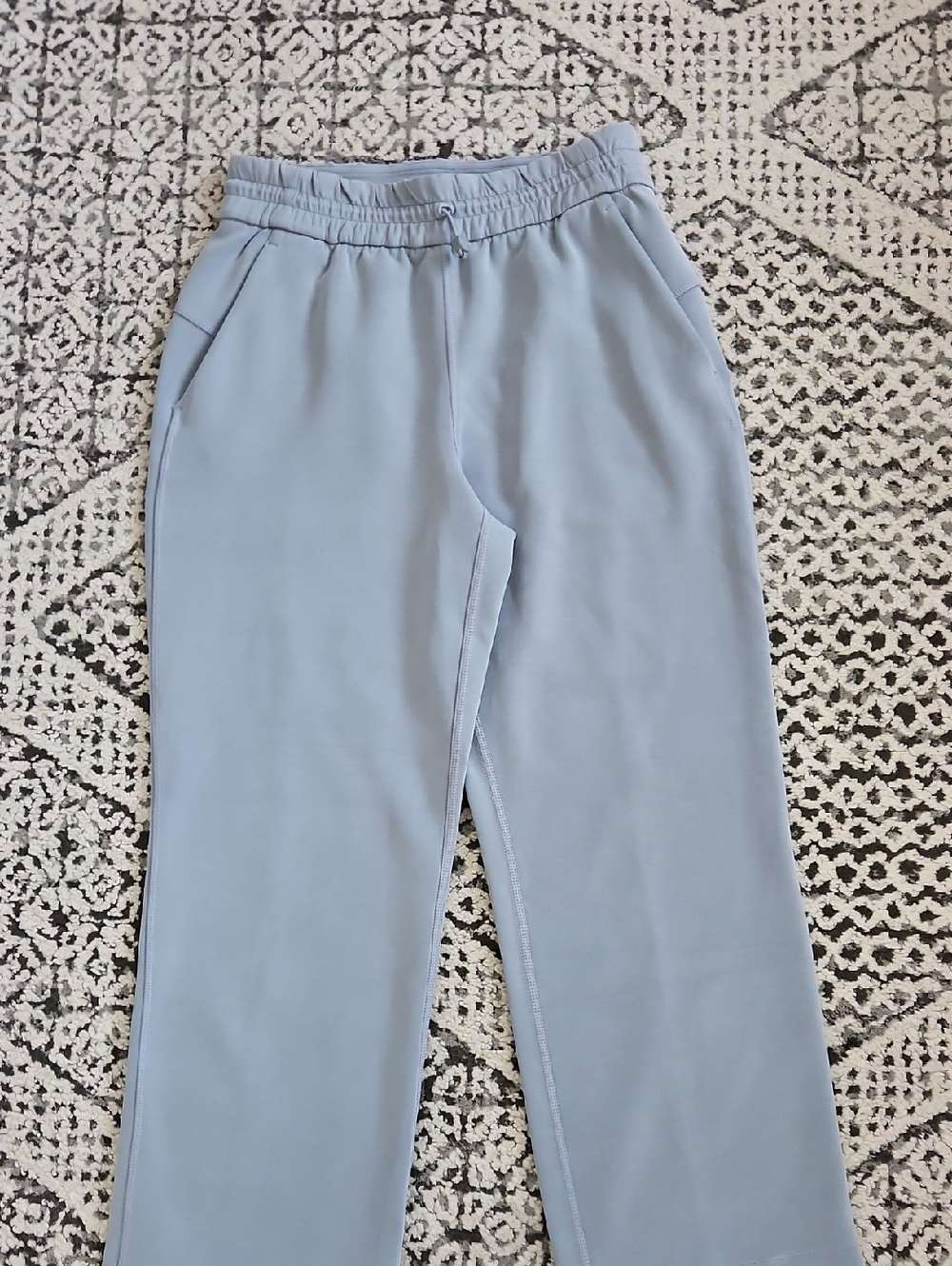 Lululemon Softstreme Cropped Pants Size 4 In Steel Blue